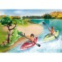 Camping langa rau